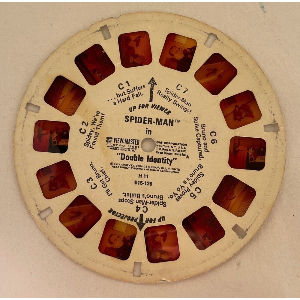 Cartoon Favorites The Amazing Spider-Man In Double Identity View-Master reels - Picture 2 of 4
